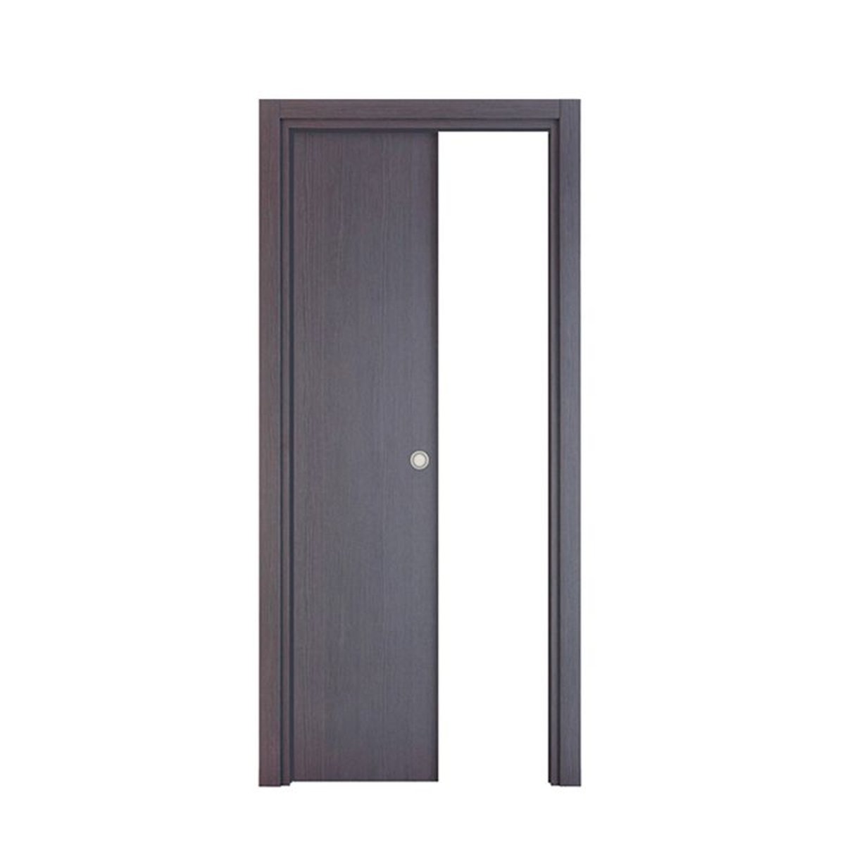 Porte coulissante galandage Miro - Chêne cendré