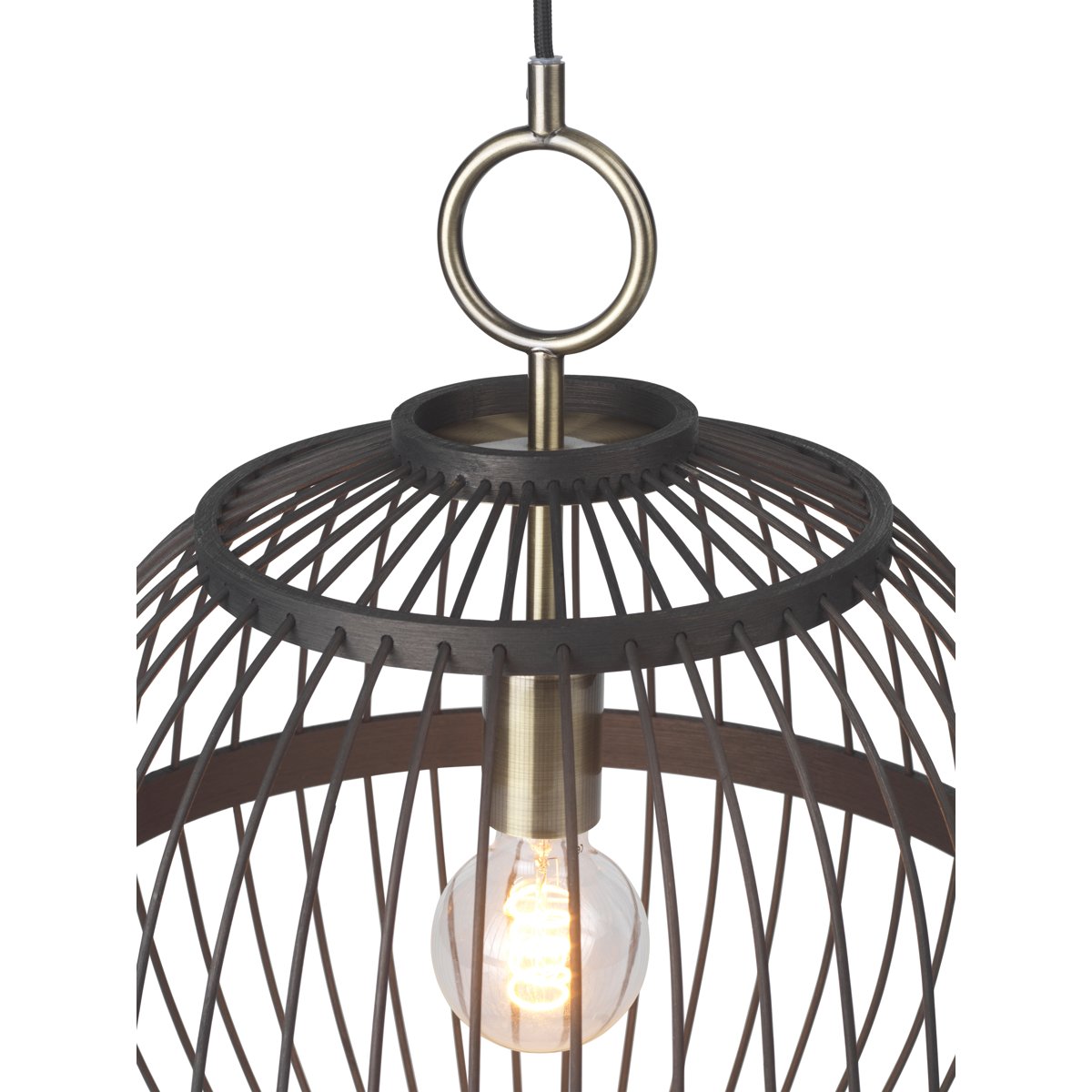 Suspension Stockholm Nordic Edition Ø30 – Chêne huilé noir