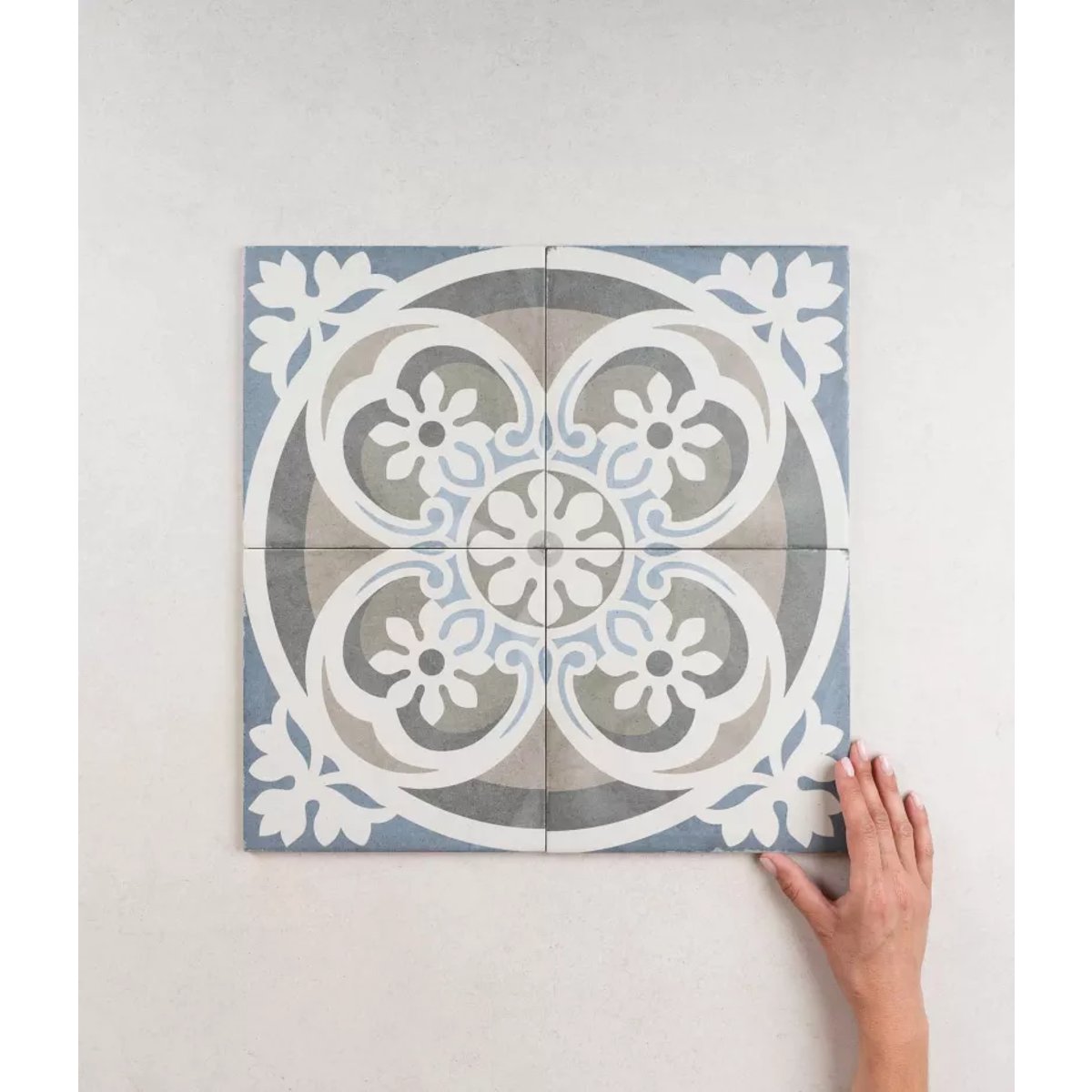 Carrelage Carreaux de Ciment ART NOUVEAU DECOR 20x20 Music Hall