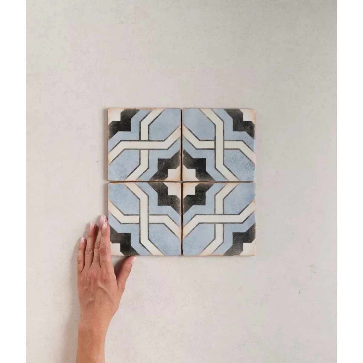 Carrelage Imitation Carreaux De Ciment 12,5x12,5 CASABLANCA Attia