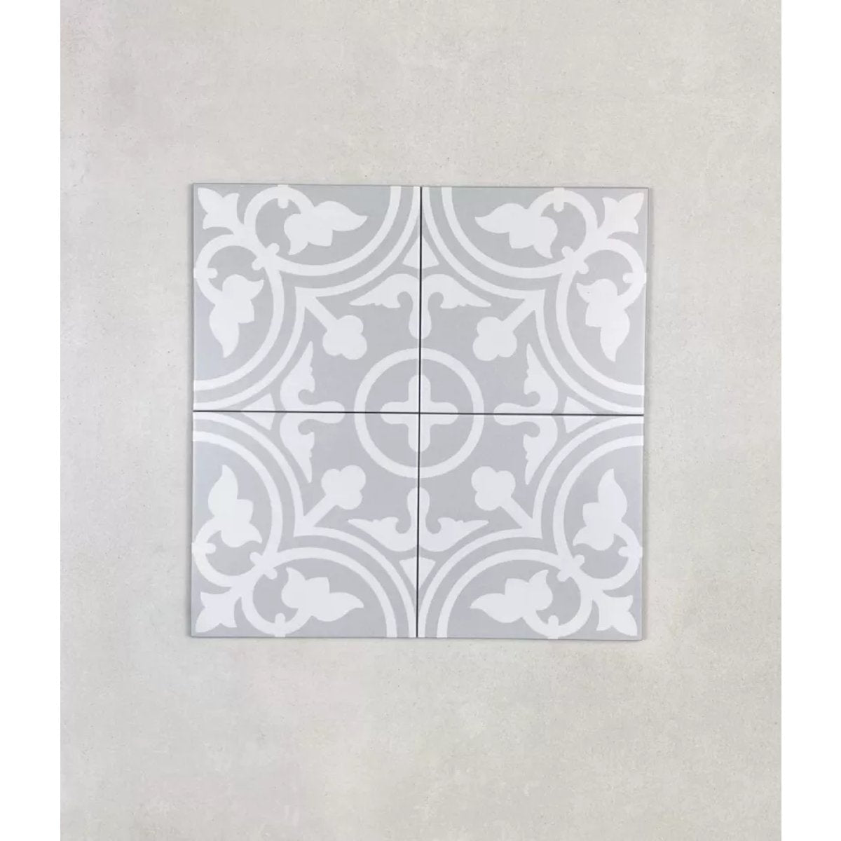 Carrelage Carreaux de Ciment LA MADELEINE 20x20 Juliette Gris