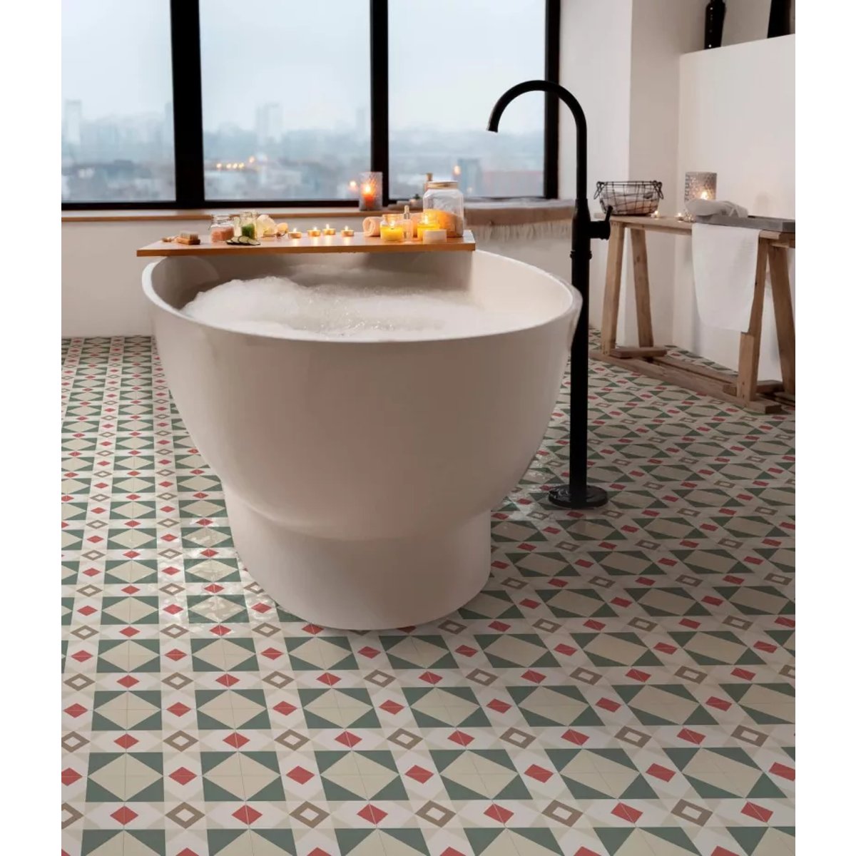 Carrelage Carreaux de Ciment KOMPAS 20x20 Lex
