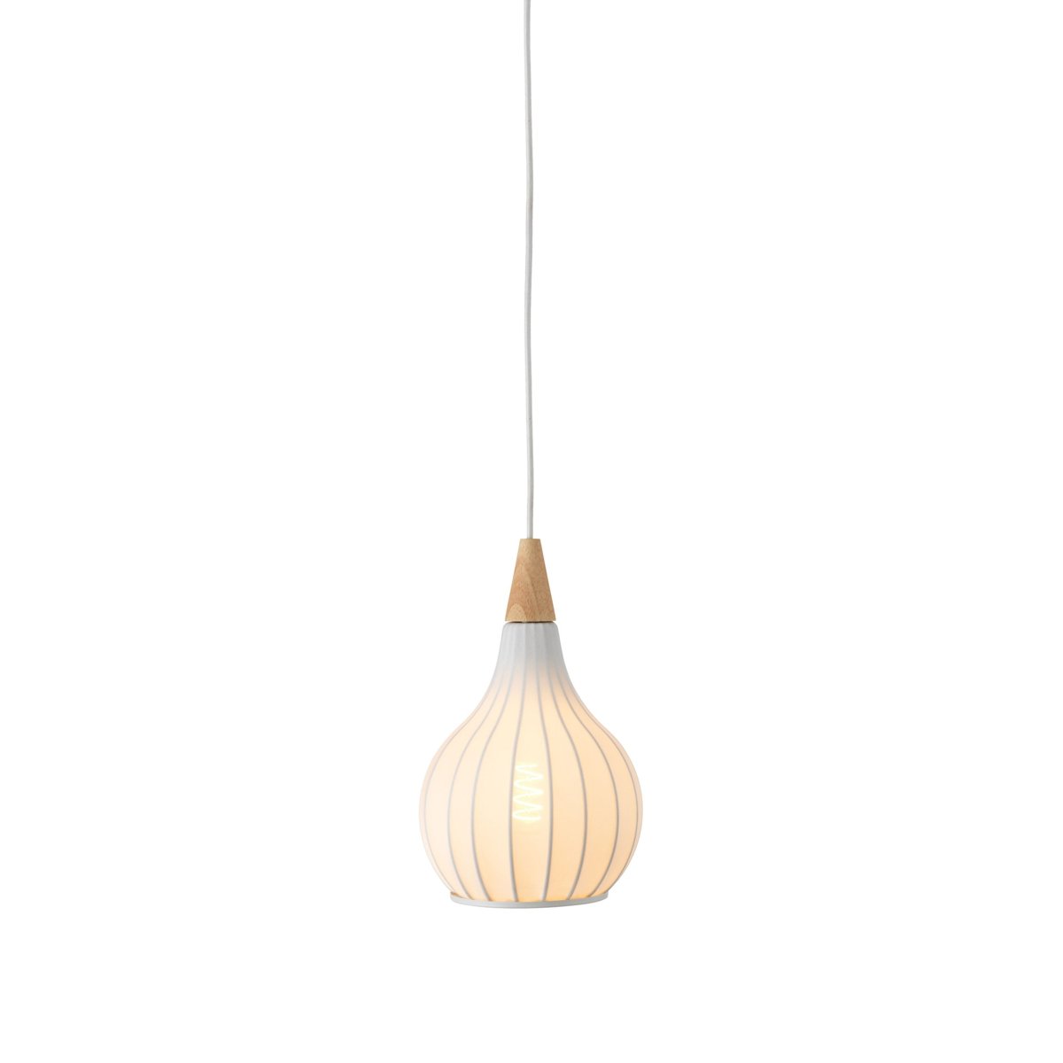 Suspension Drops Textile Ø17 – Blanc