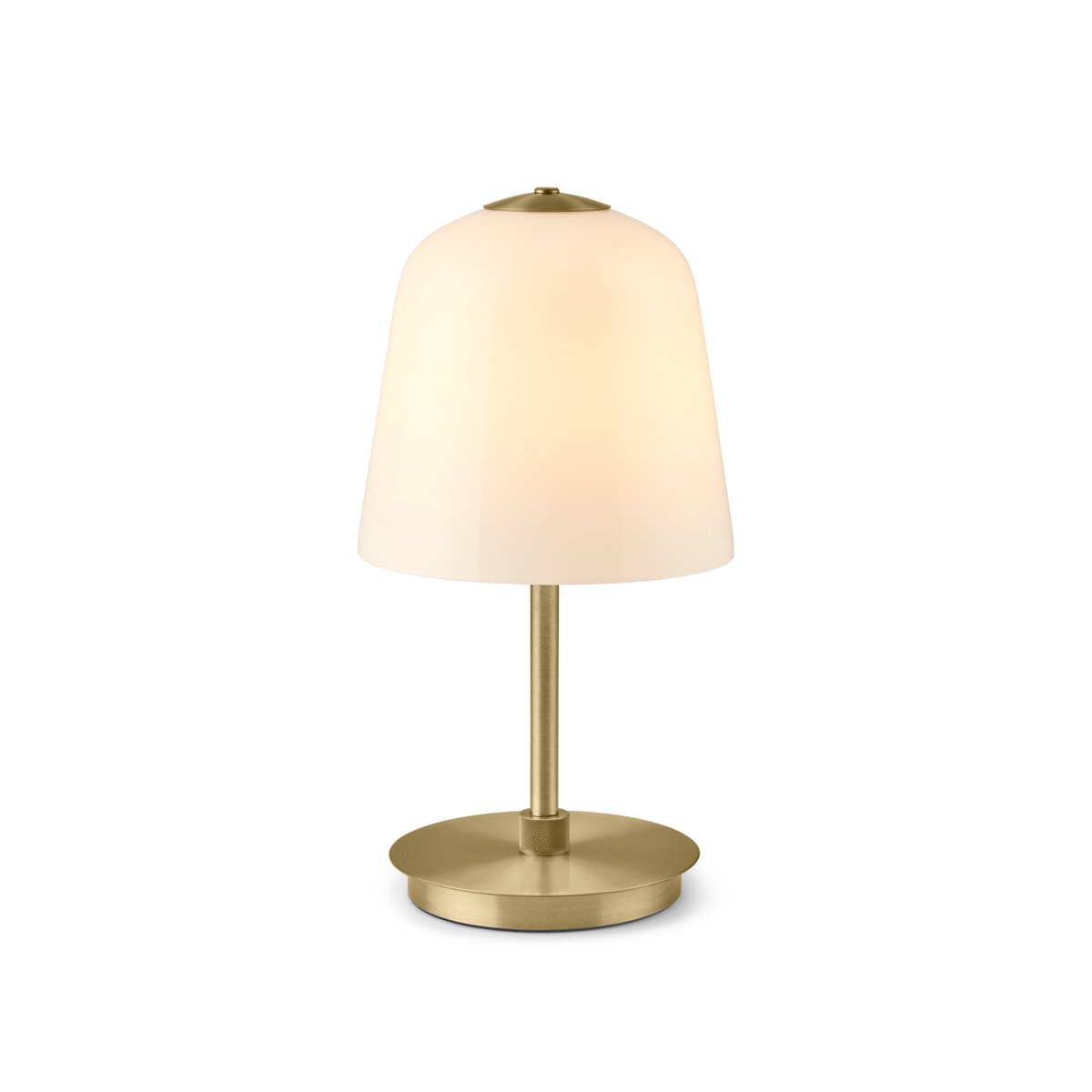 Lampe à poser nomade Room 49 – Opale / laiton antique