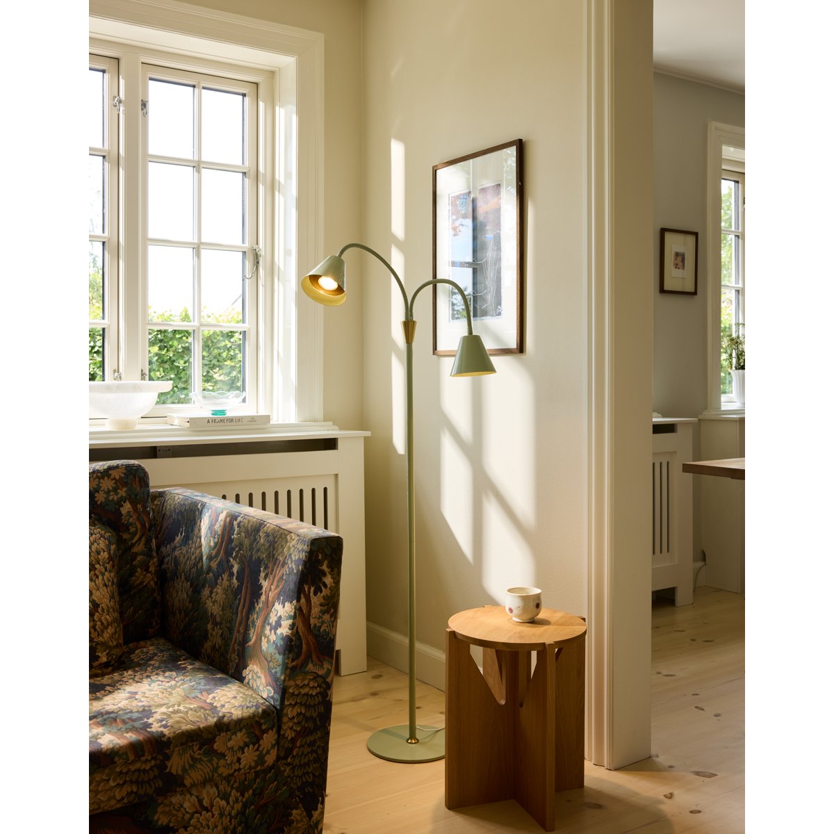 Lampadaire Hygge 2 bras – Vert
