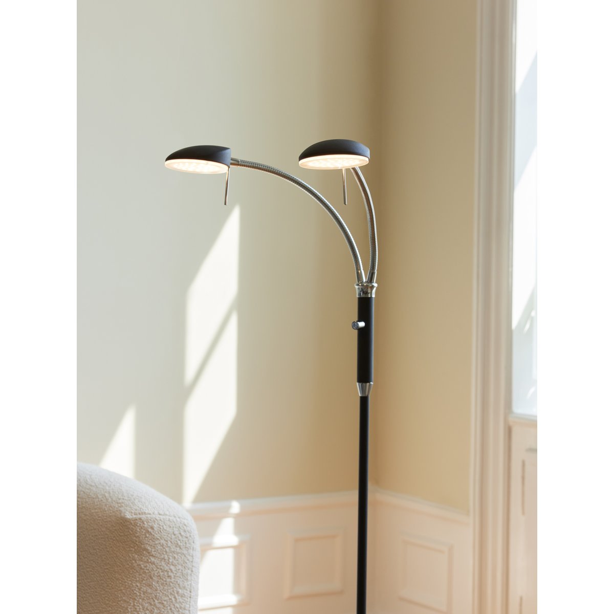 Lampadaire LED Vegas 7 W 1 lumière – Noir