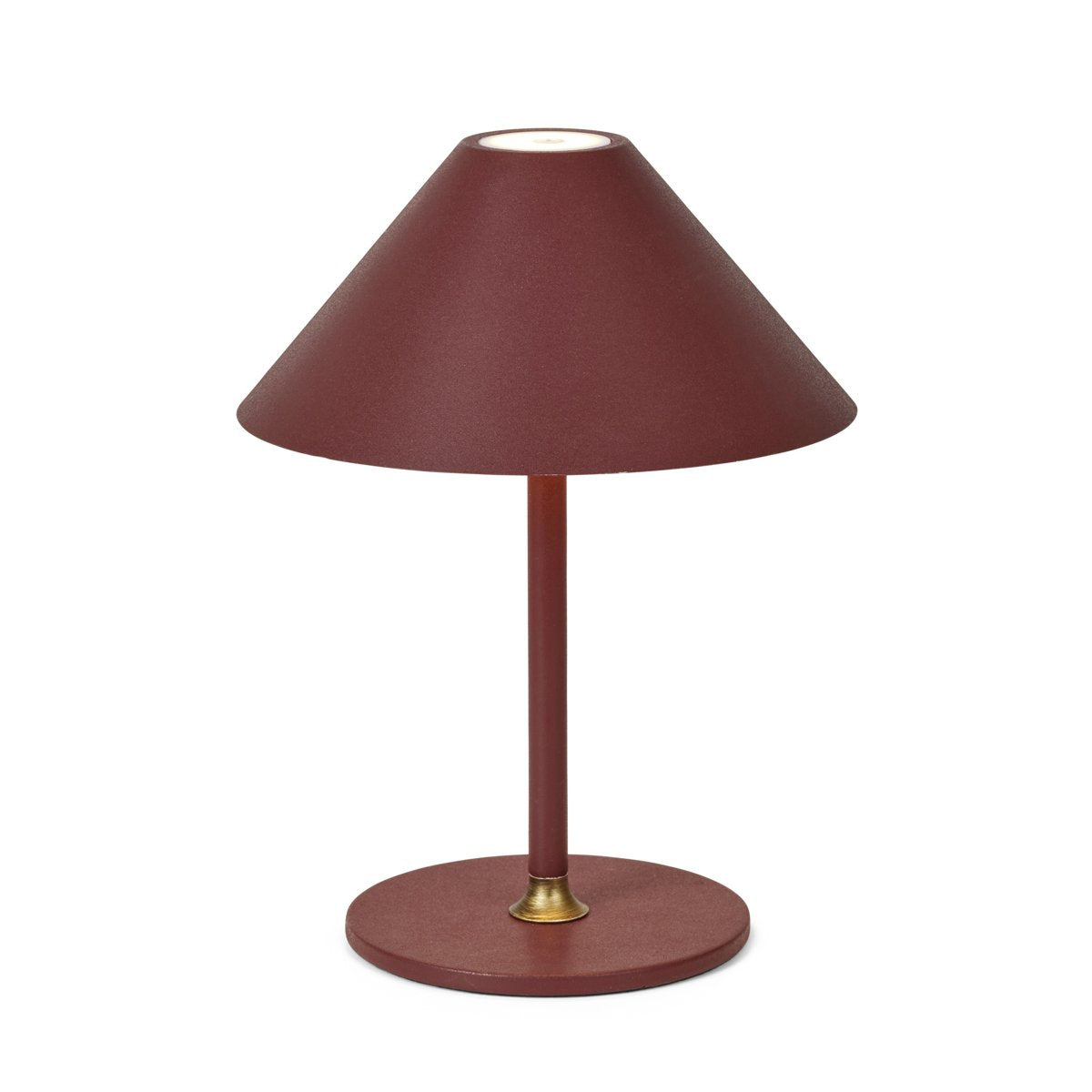Lampe à poser nomade Hygge Ø19 cm – Bordeaux