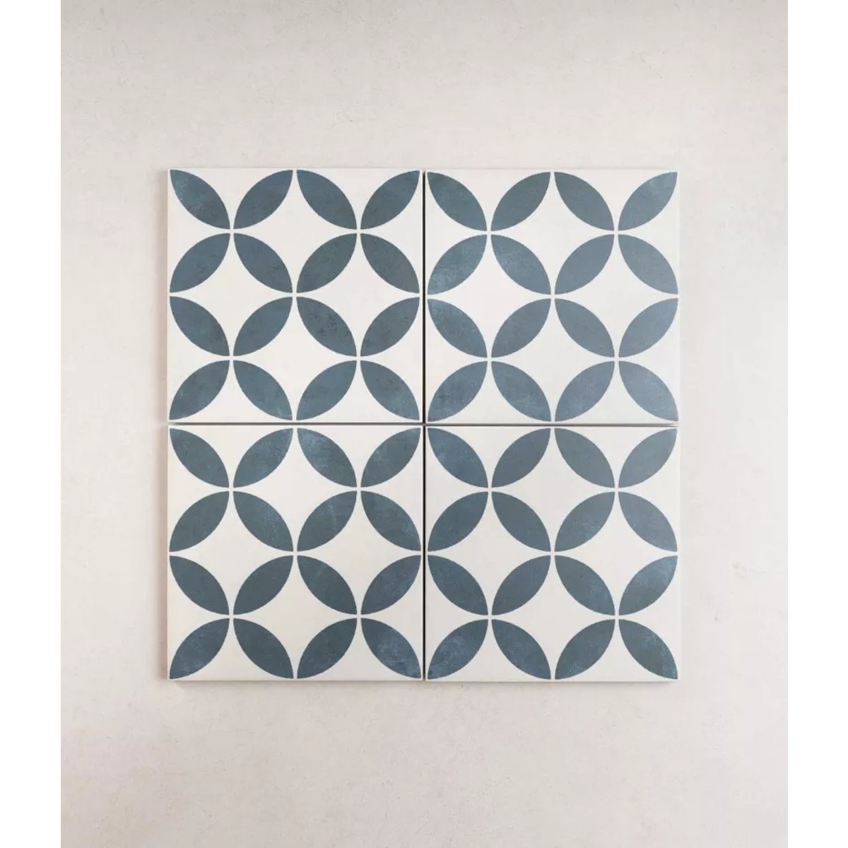 Carrelage Imitation Carreaux De Ciment 22,3x22,3 HAVANA White Petals