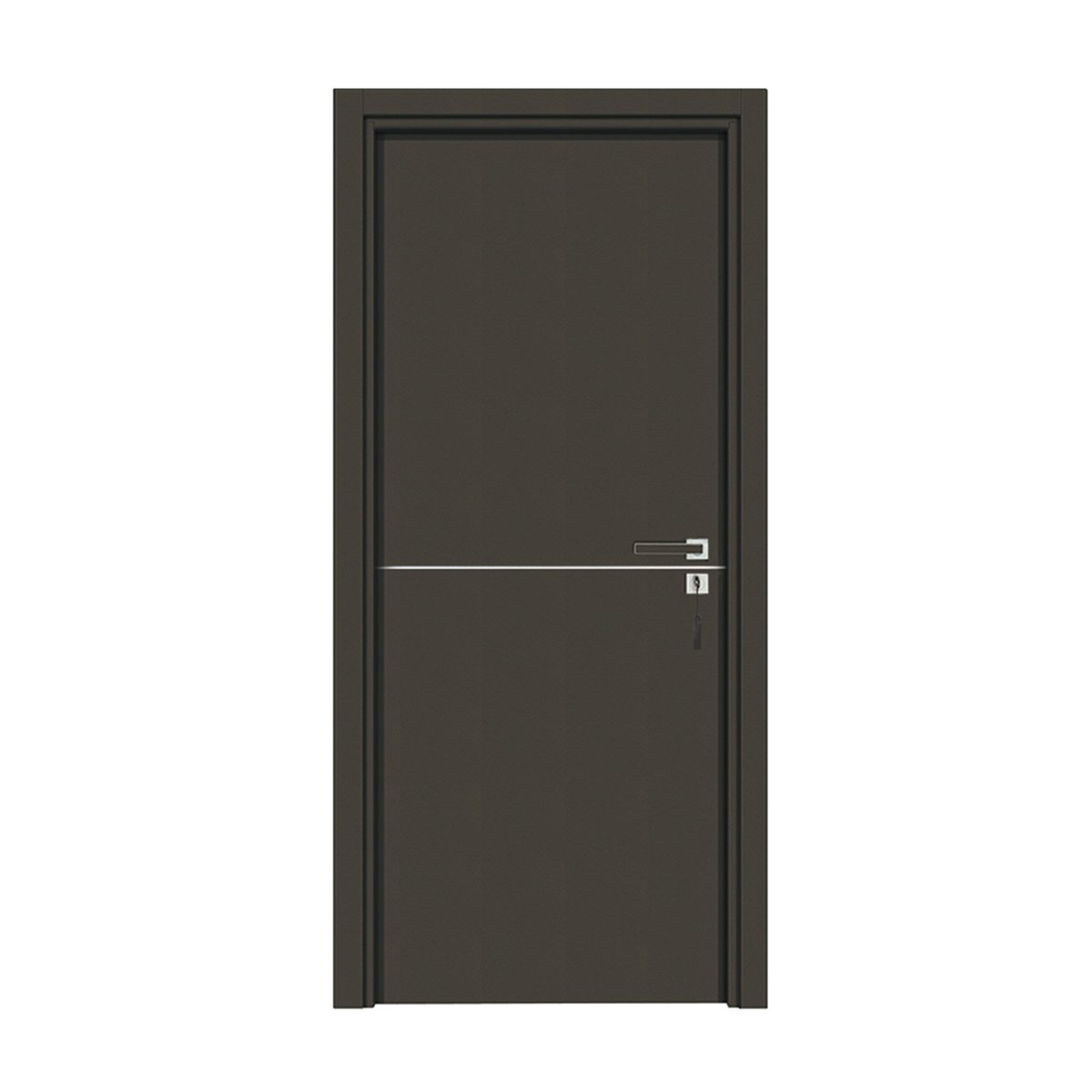 Bloc-porte Riva - Cuir basalte