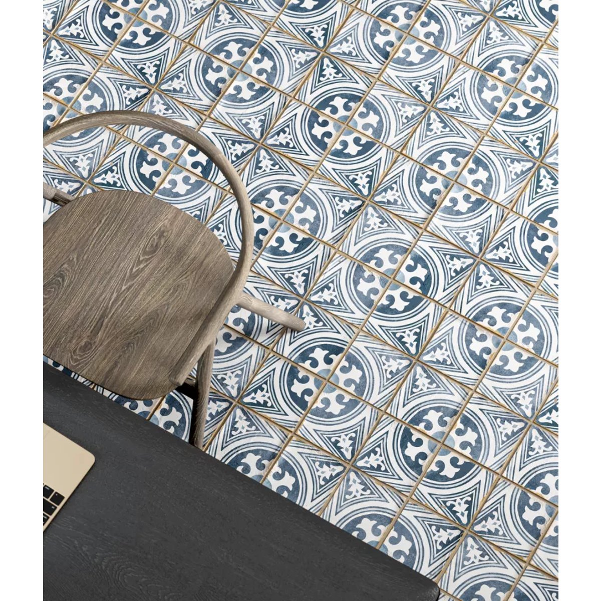 Carrelage Imitation Carreaux De Ciment 12,5x12,5 CASABLANCA Anfa