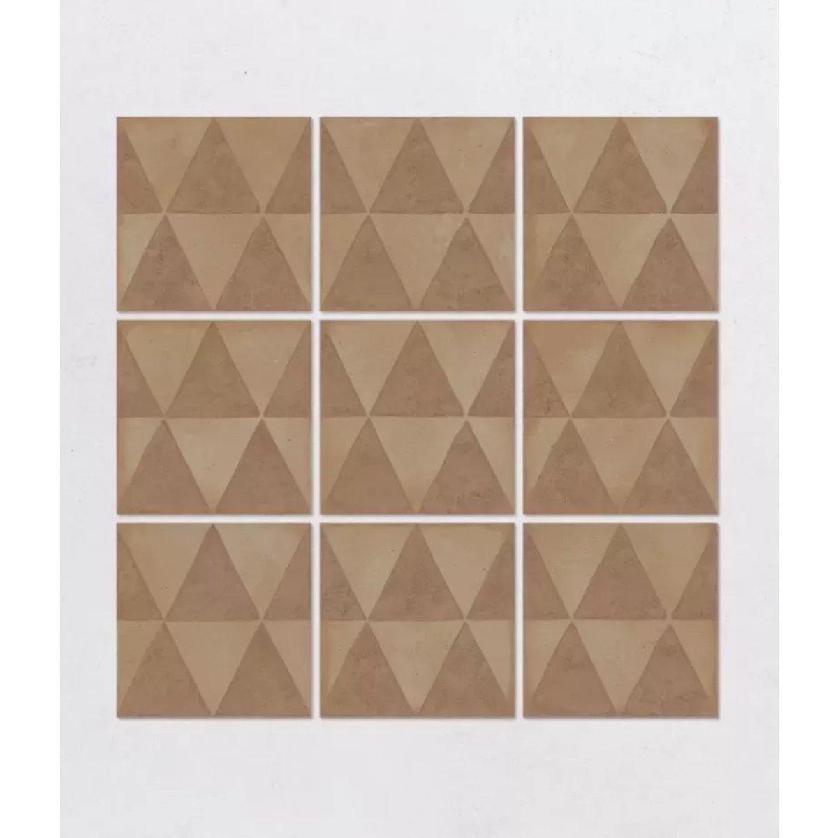 Carrelage Imitation Carreaux De Ciment 20x20 ART CRAFT Coccio Triangoli