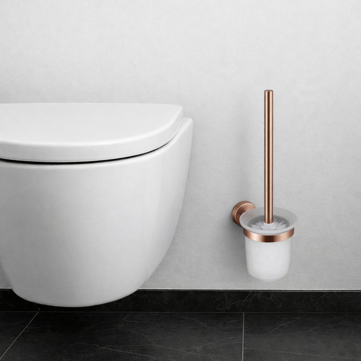 Brosse WC or rose brossé