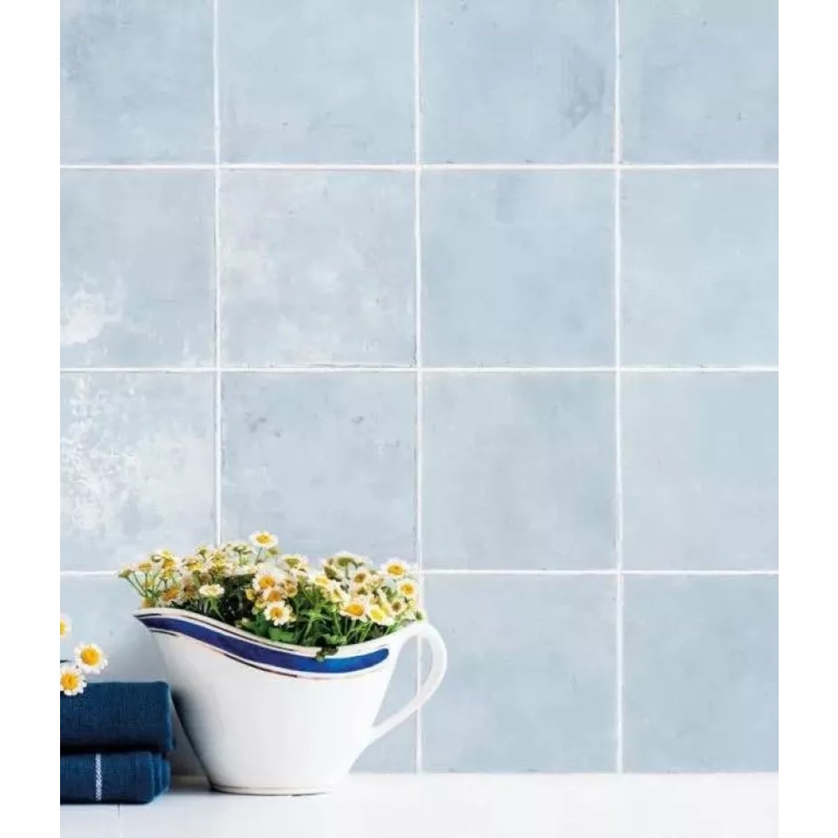 Carrelage Carreaux de Ciment Blue FIORENTINA 15x15