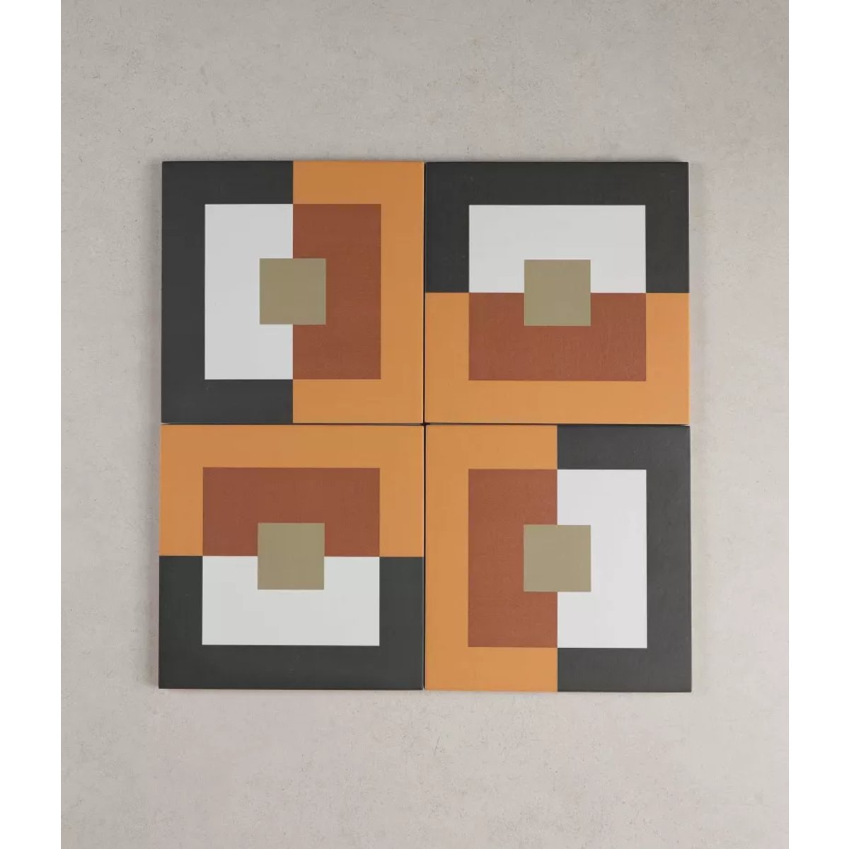 Carrelage Carreaux de Ciment BAUHOME 20x20 Punkt Warm