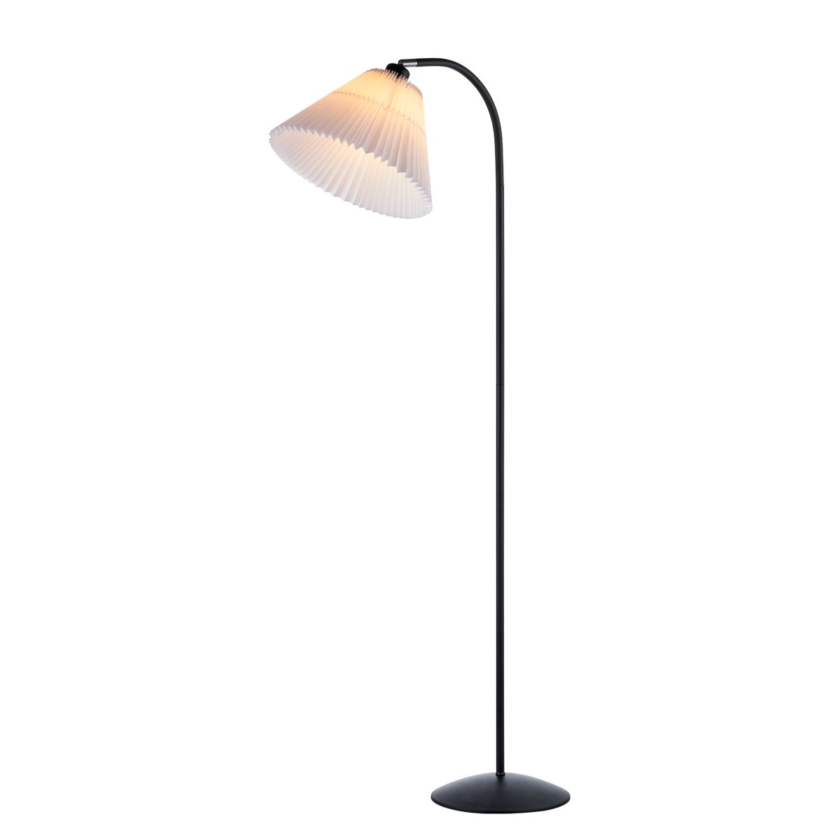 Lampadaire Medina – Blanc / noir