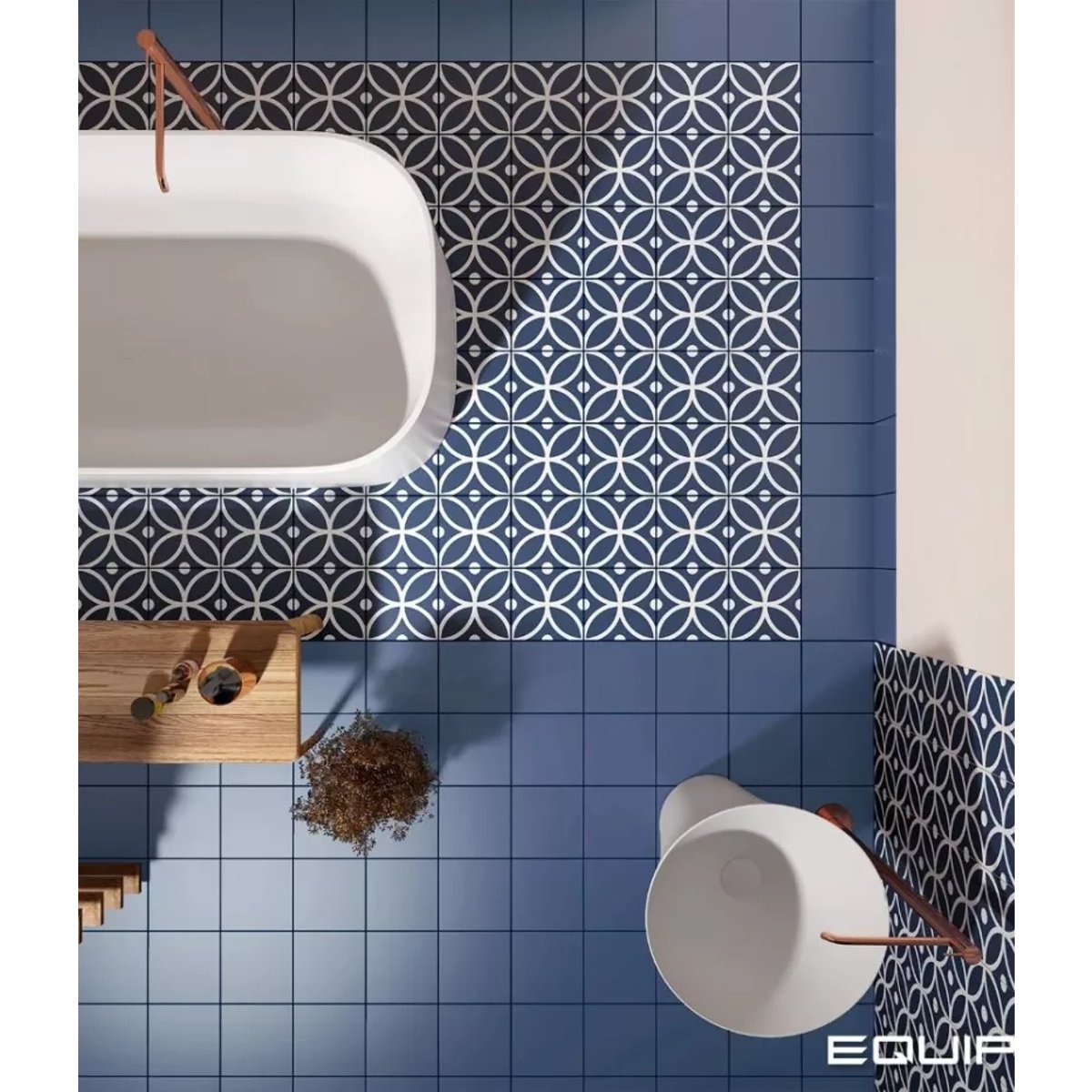 Carrelage Imitation Carreaux De Ciment 20x20 RIVOLI Oceanum