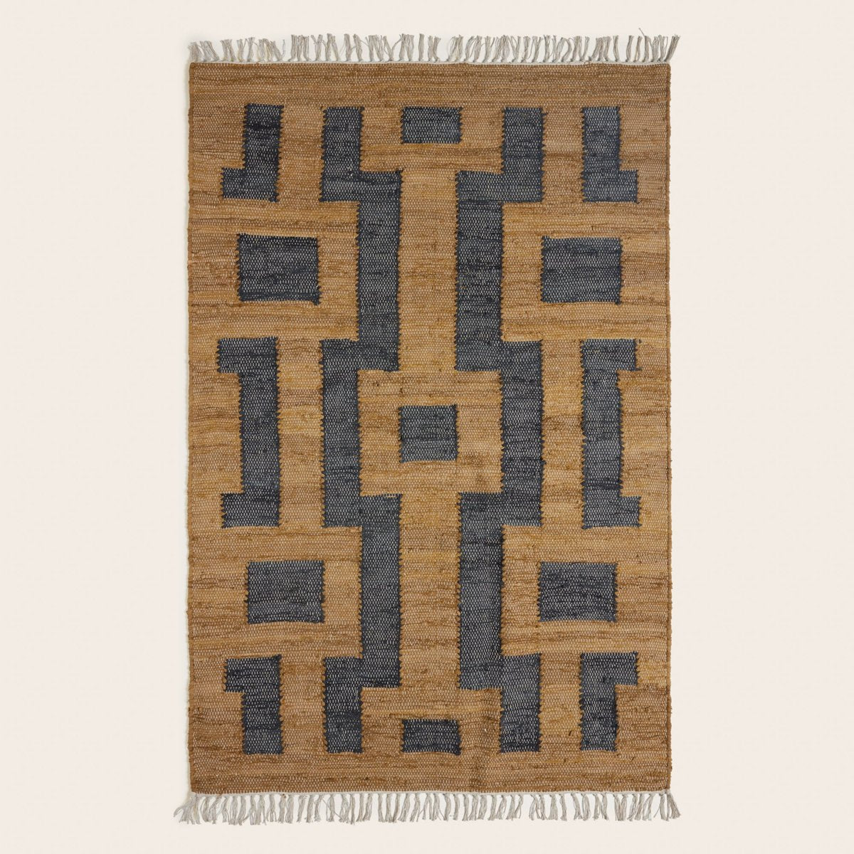 Tapis de sol IMANOL bronze et noir