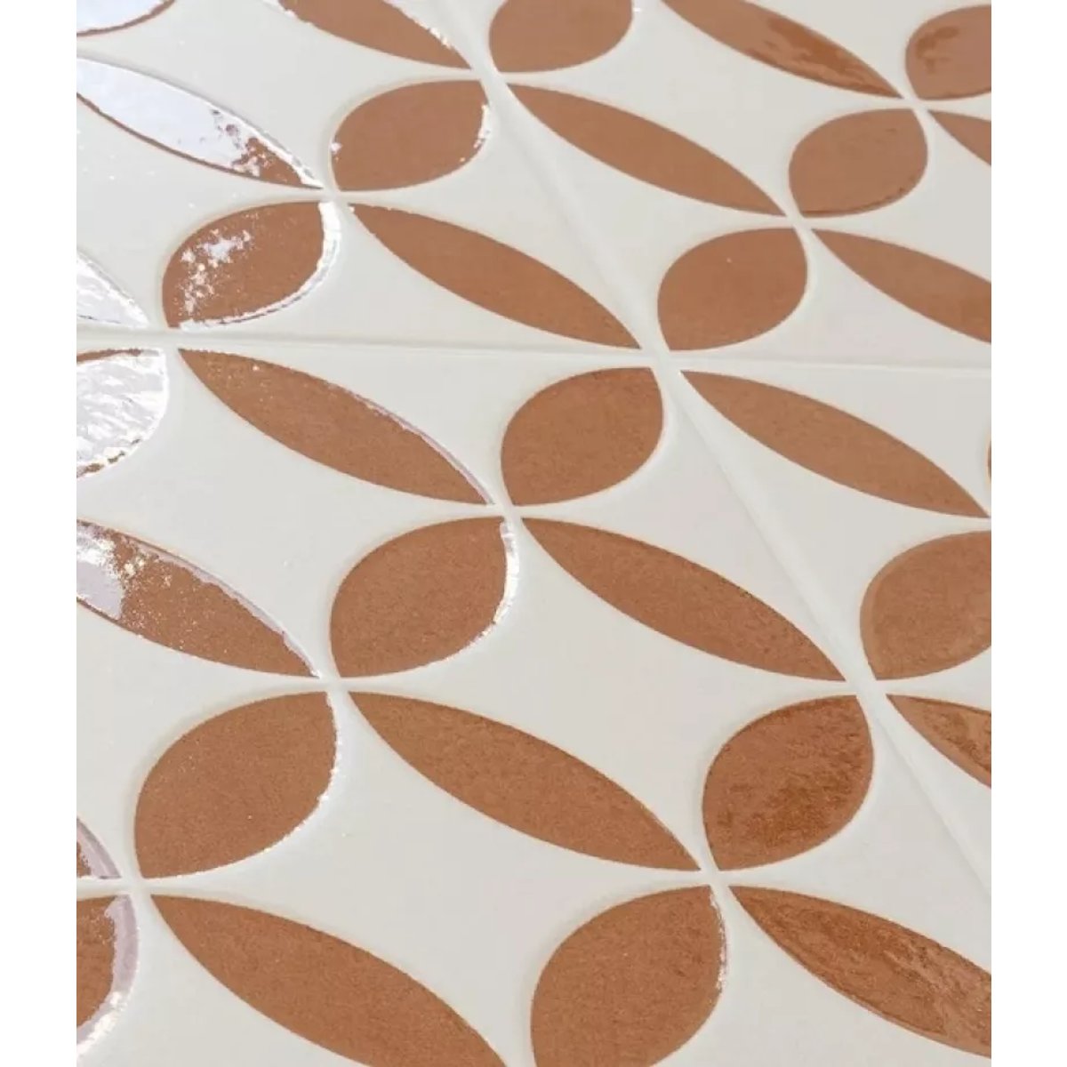 Carrelage Imitation Carreaux De Ciment 22,3x22,3 MAYARI Clay Petals