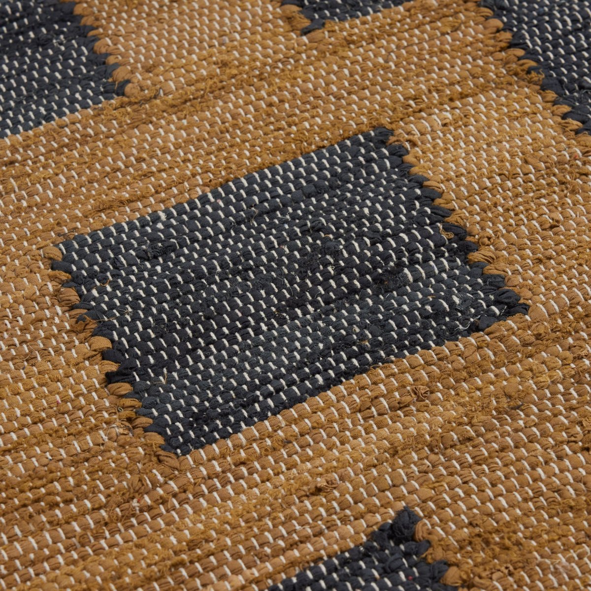 Tapis de sol IMANOL bronze et noir