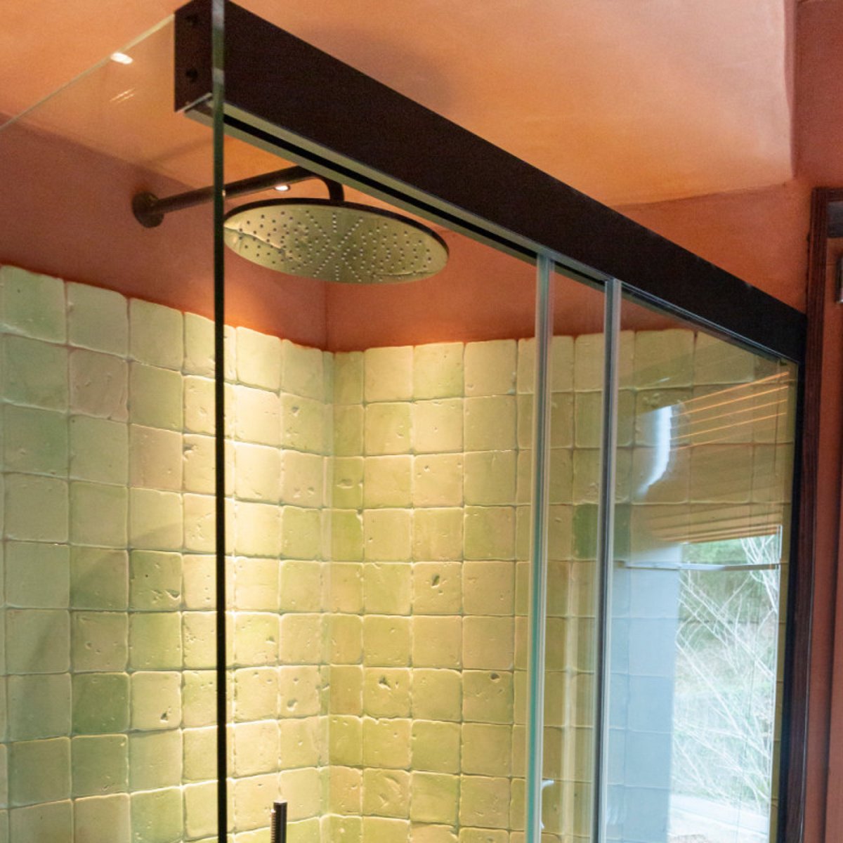 Paroi de douche coulissante Verre-Mur DOLCE SANHECO sur mesure - Noir