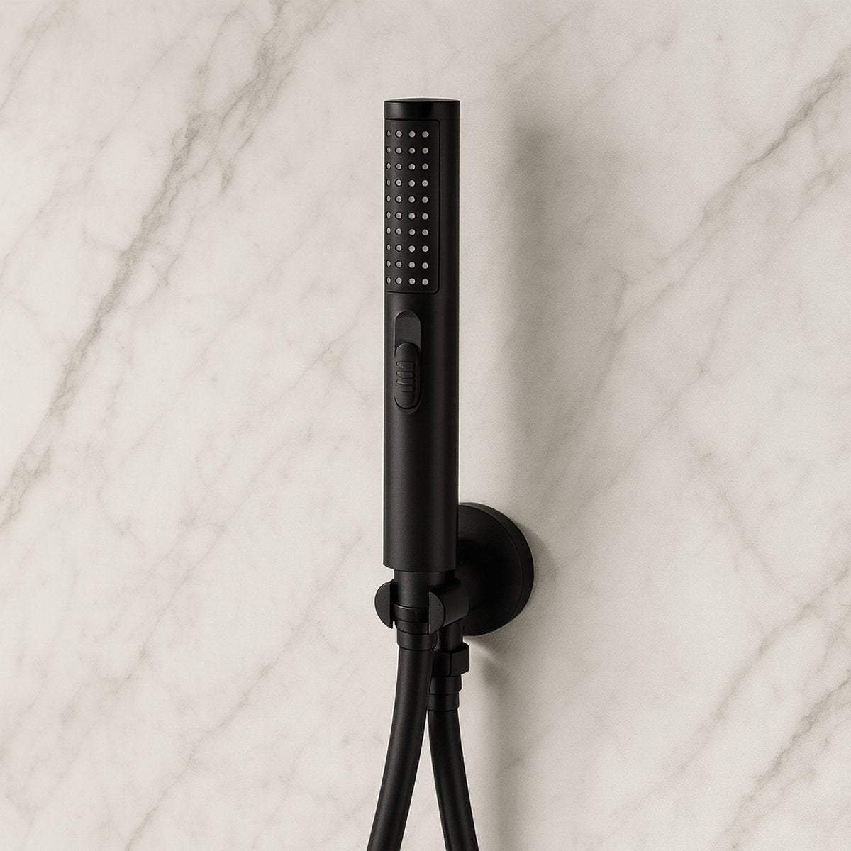 Colonne de douche encastrable noir mate