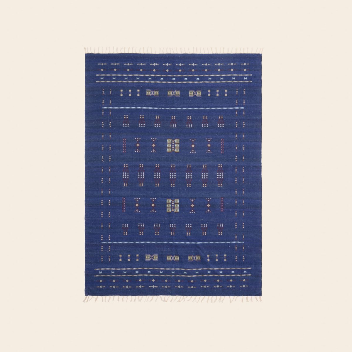 Tapis de sol ARSALANE bleu outremer