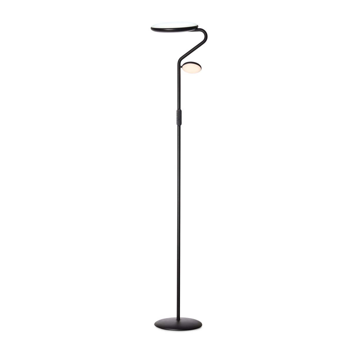 Lampadaire Slim éclairage indirect – Noir
