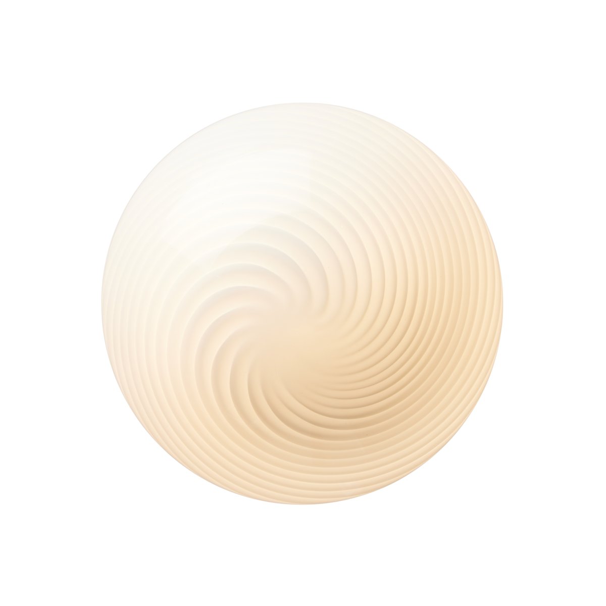Lampe à poser Candy Mini Mush – Tête en verre, pied en métal blanc