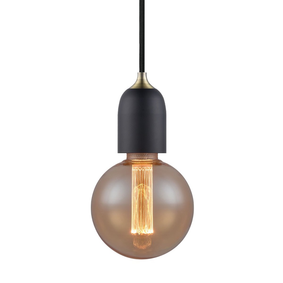 Kit de suspension Classic E27 – Bois teinté noir