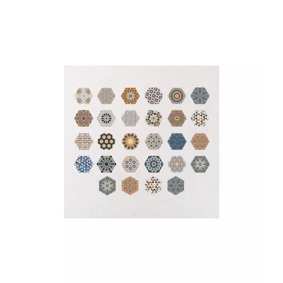 Carrelage interieur Imitation Carreaux de Ciment ANDALUSI MIX 28,5x33