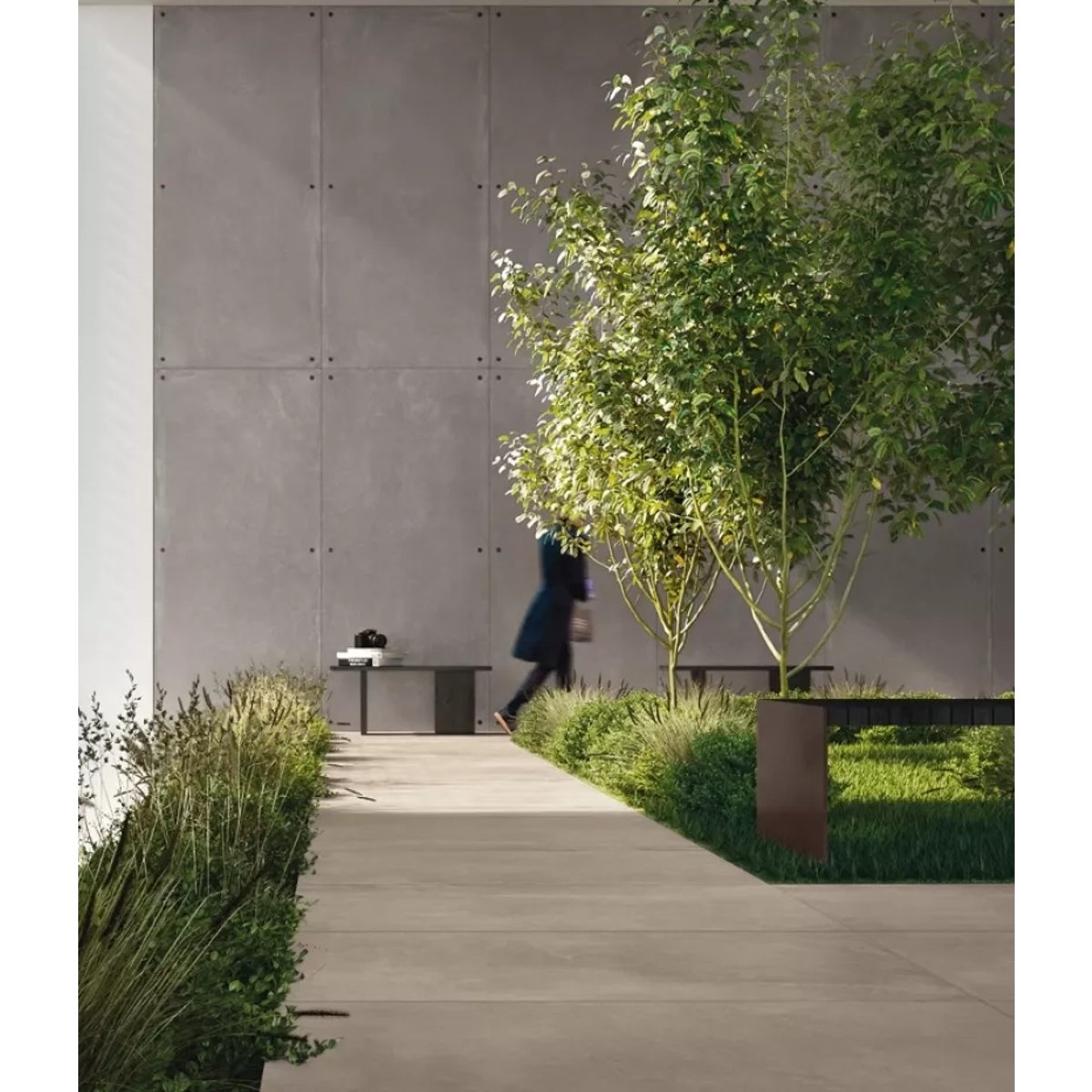 Carrelage Effet Béton AZUMA 60x60 Camargue rectifié