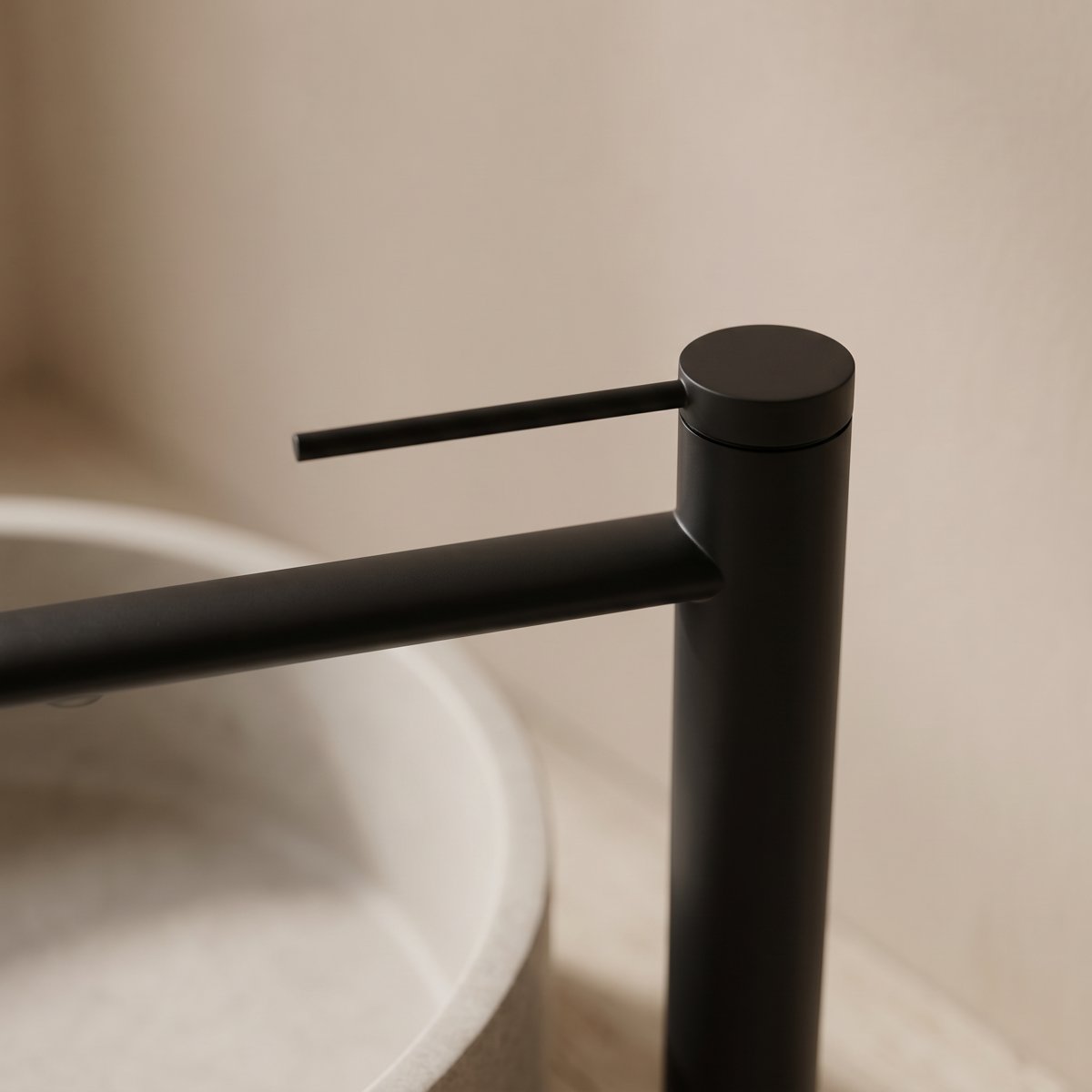 Mitigeur XL vasque noir mate