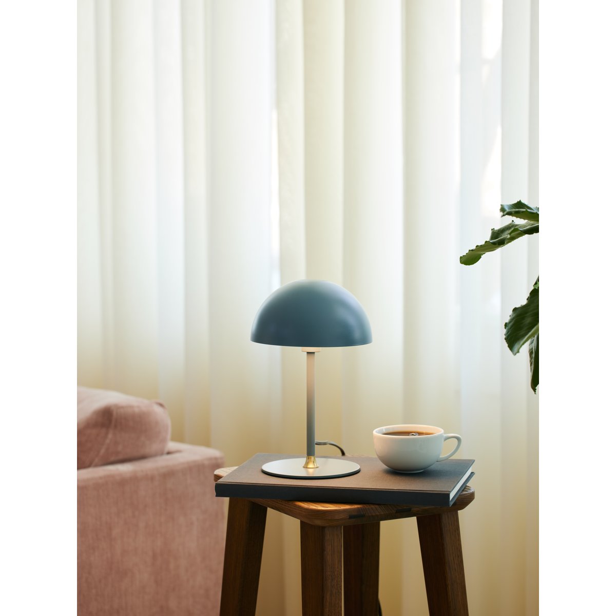 Lampe à poser Boogie Ø16 – Bleu pétrole