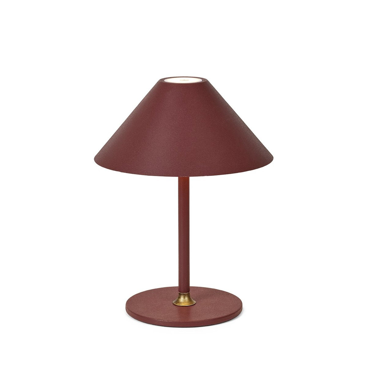 Lampe à poser nomade Hygge Ø15 cm – Rouge bordeaux