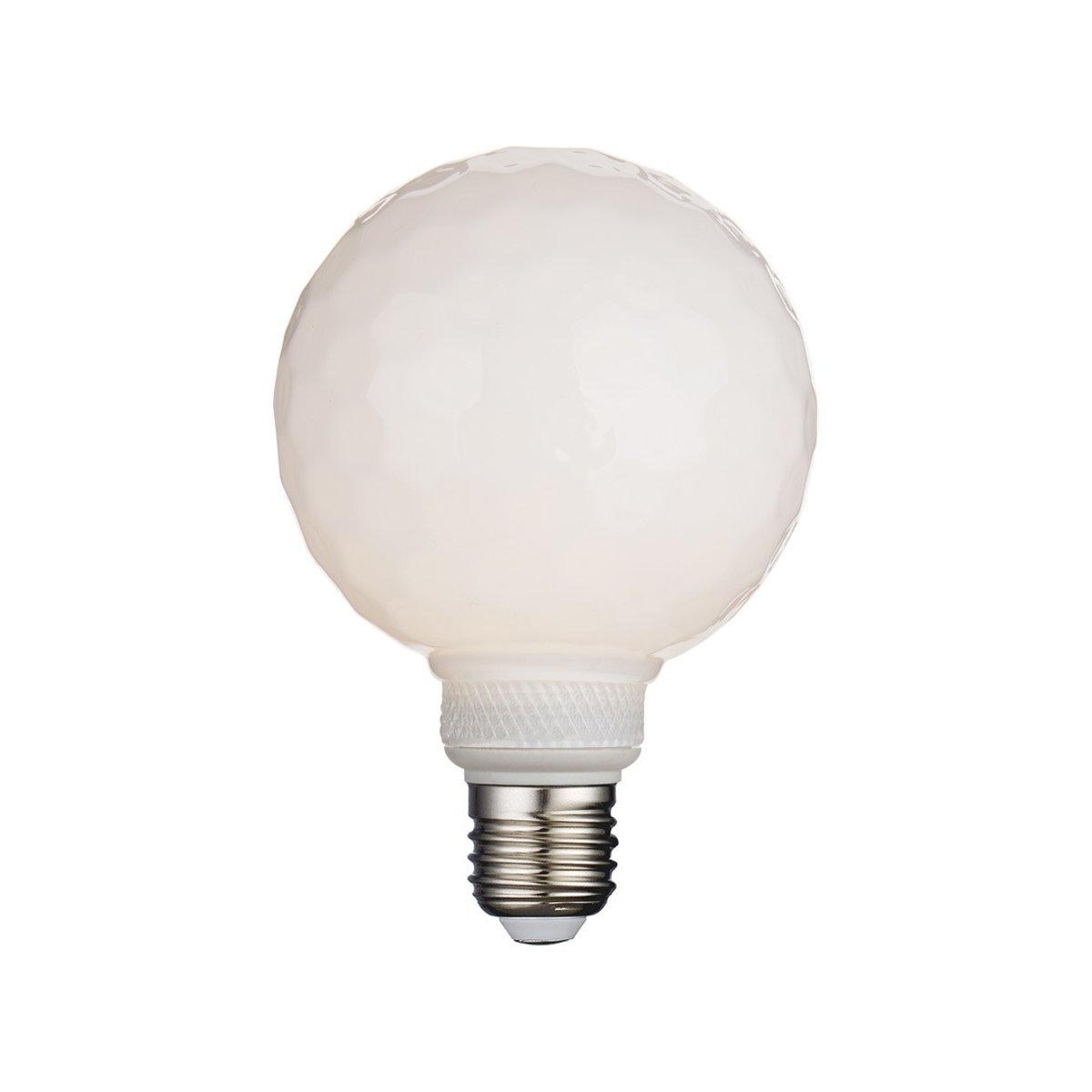 Ampoule Colors Geo Ø95 mm, variateur 3 niveaux à mémoire – Opale