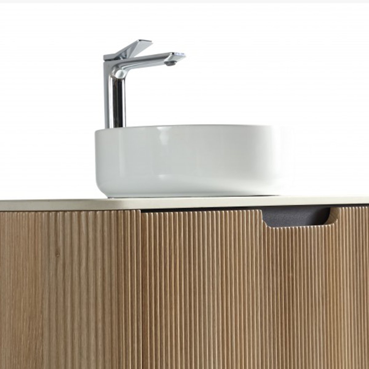 Colonne de salle de bain 160 cm effet noyer Aquasila