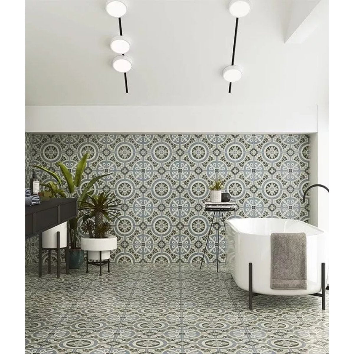 Carrelage Imitation Carreaux De Ciment 20x20 THREE CAPITALS Viena