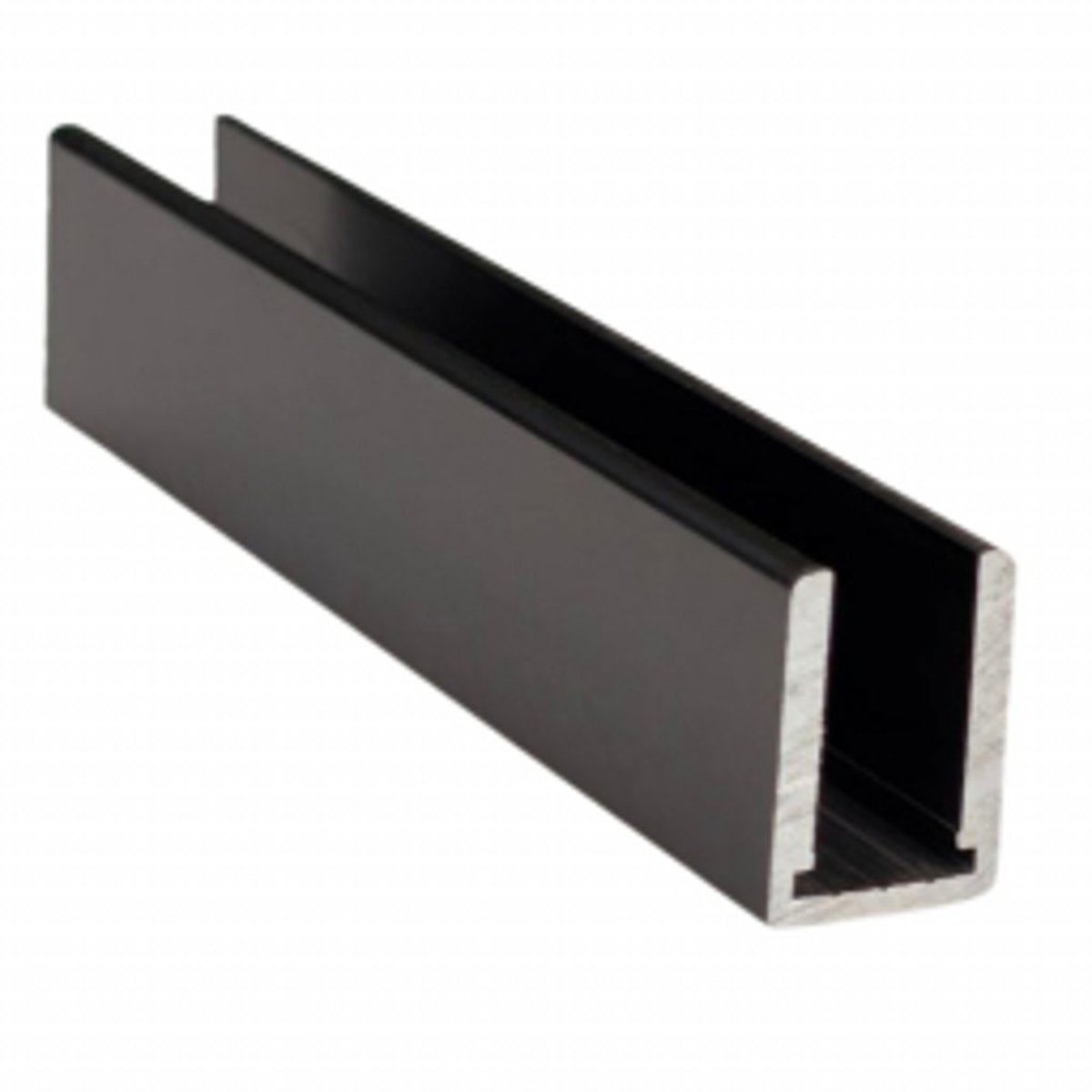 Paroi fixe en verre trempé sur mesure FENESTRA - Graphite Mat