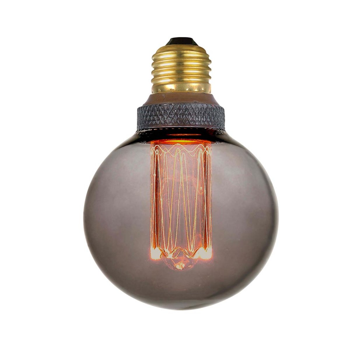 Ampoule LED Colors Dim Mini Globe G80, variateur 3 niveaux – Fumé