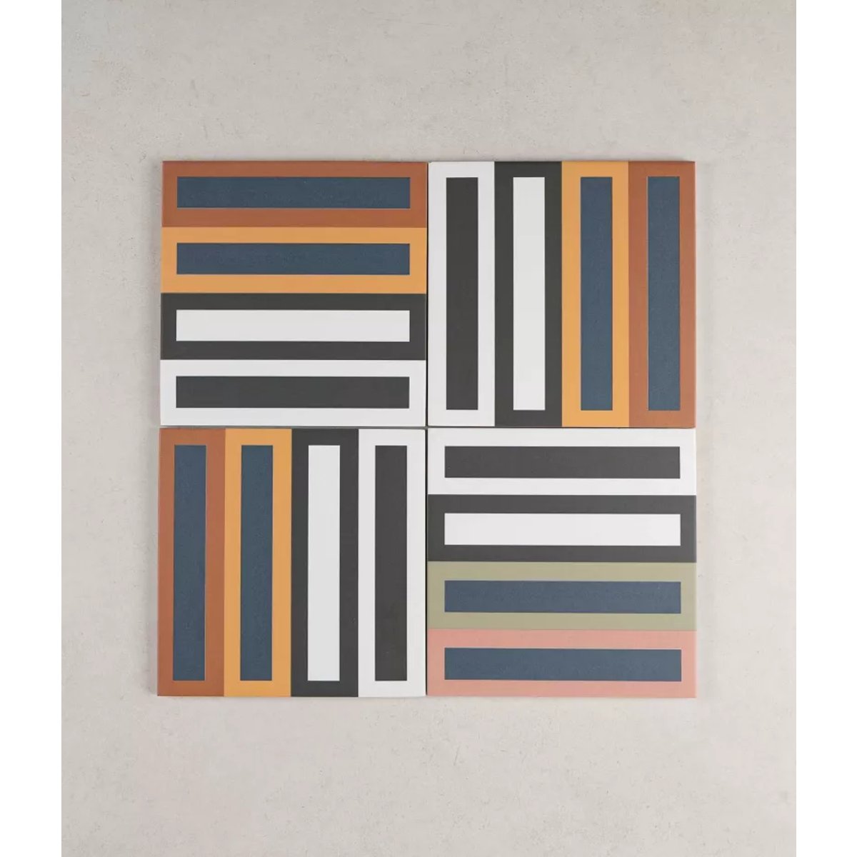 Carrelage Carreaux de Ciment BAUHOME 20x20 Domino Warm