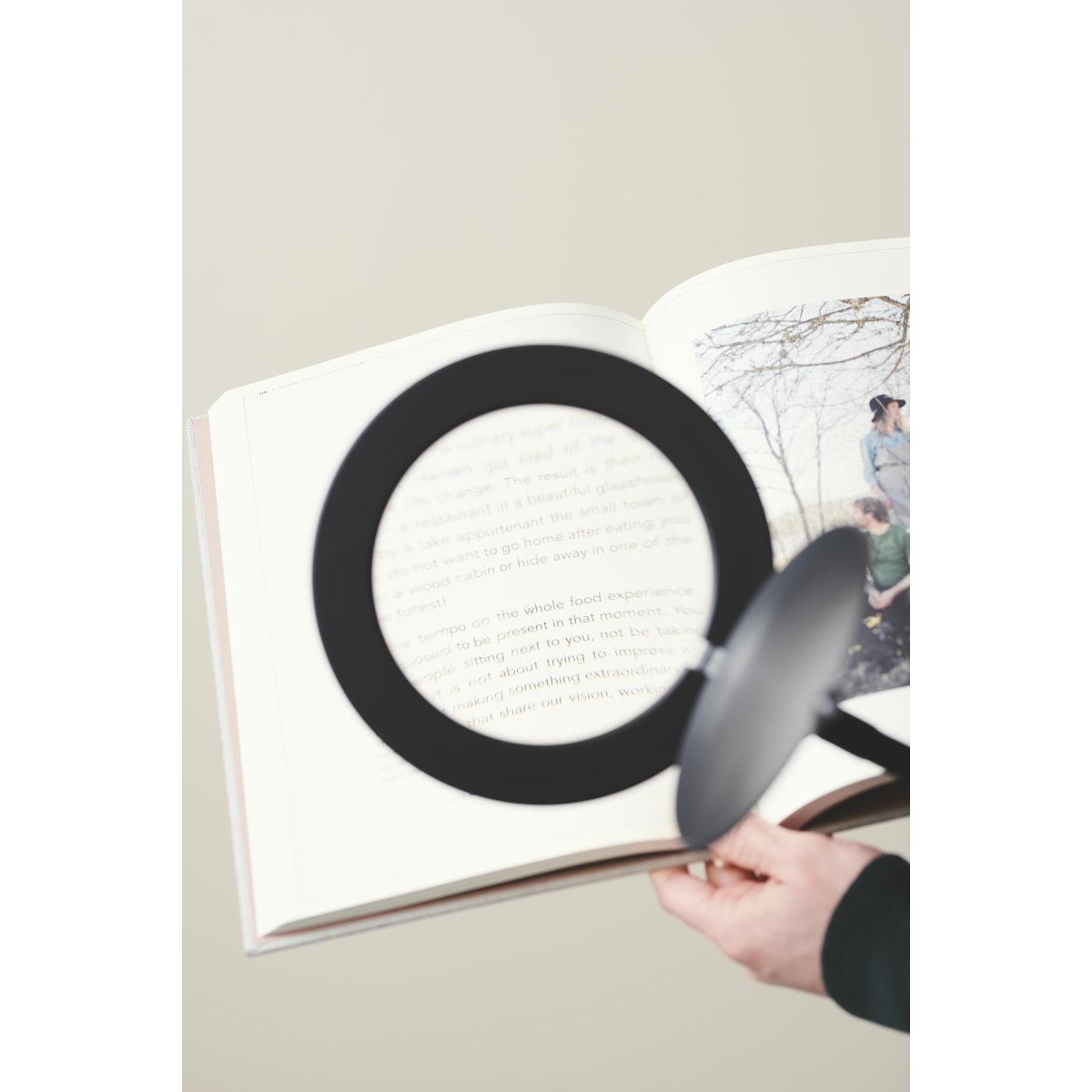 Lampadaire loupe Magni x3 dioptries – Noir