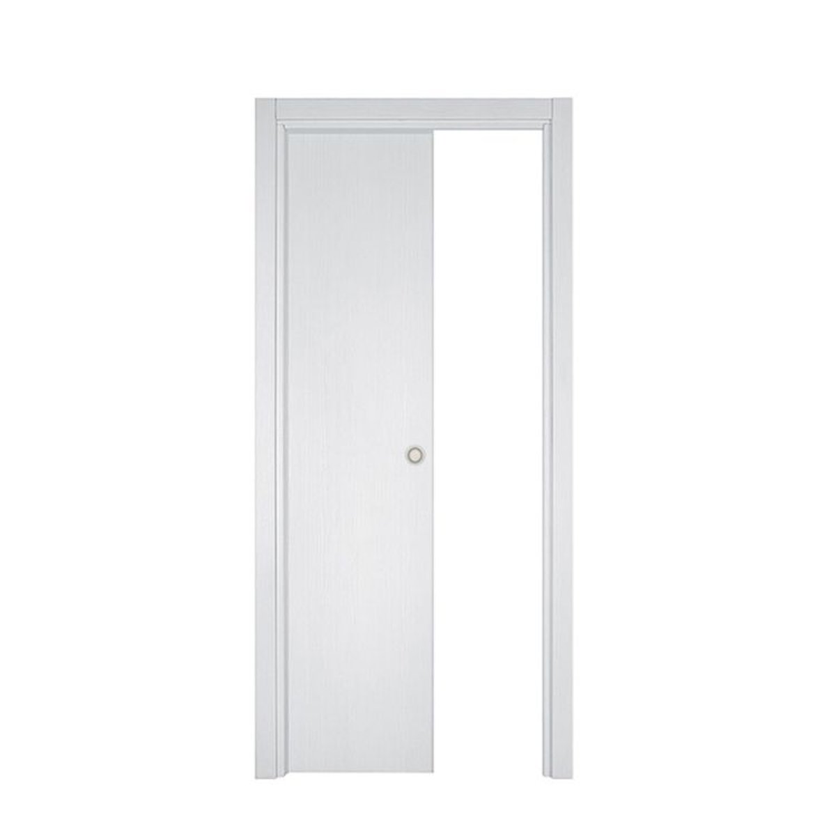 Porte coulissante galandage Miro - Chêne blanc