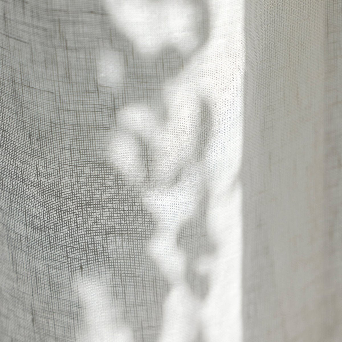Voilage à oeillets SHADOW blanc pur