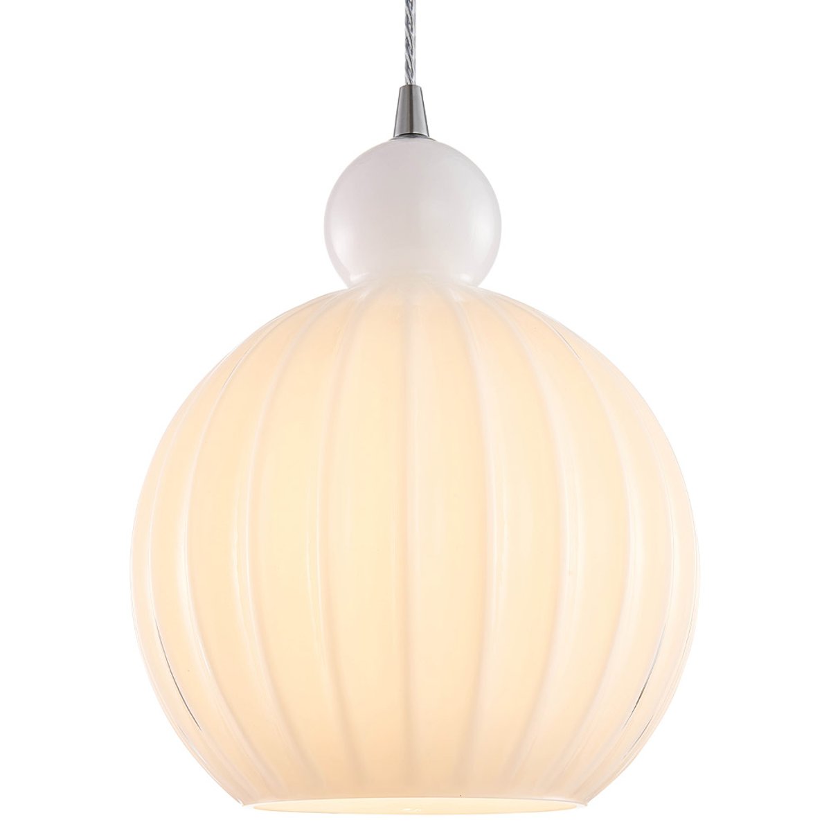 Suspension Ball Ball Ø32 E27 – Opale