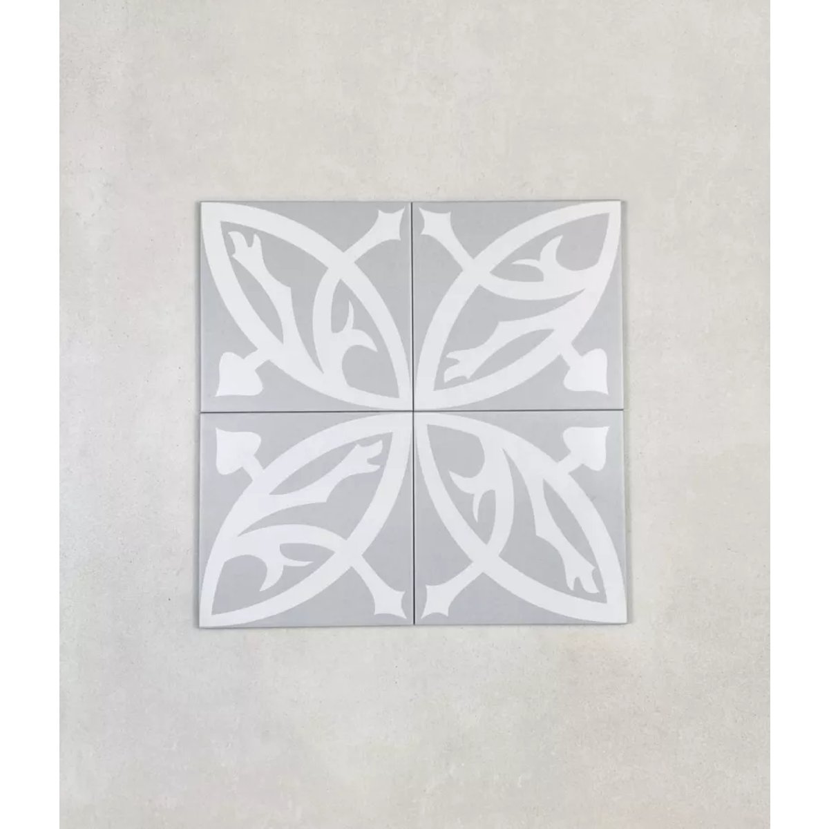 Carrelage Carreaux de Ciment LA MADELEINE 20x20 Zelie Gris