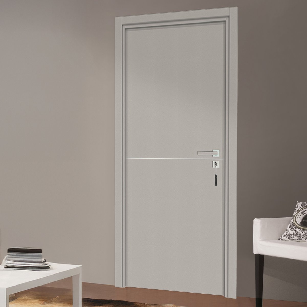 Bloc-porte Riva - Cuir argile