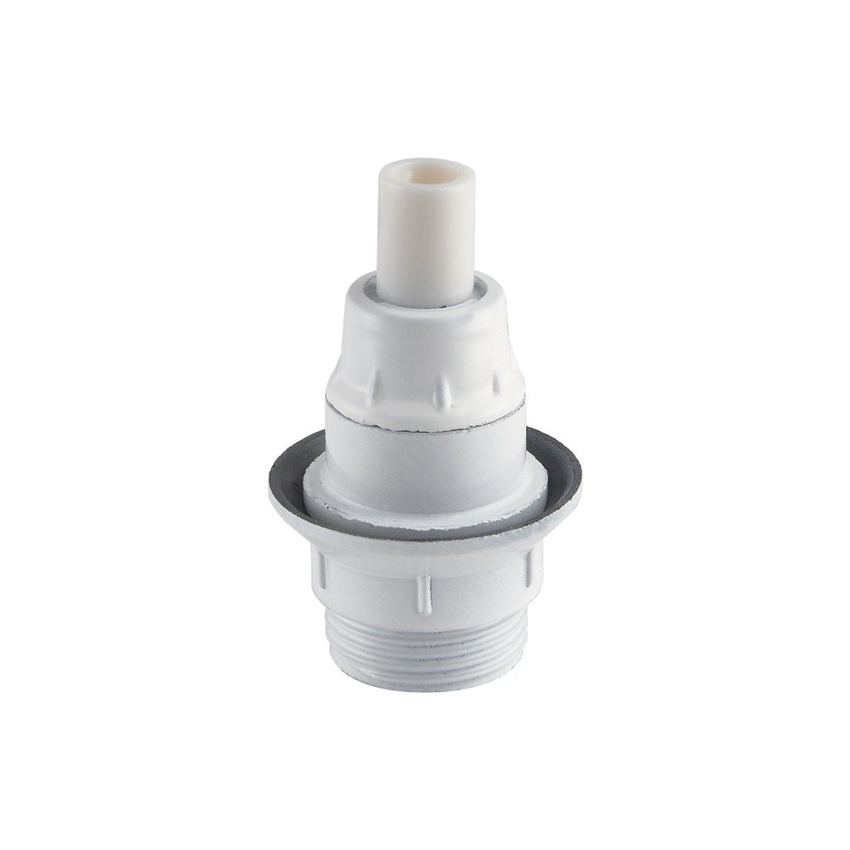 Douille E14 avec bague – Blanc