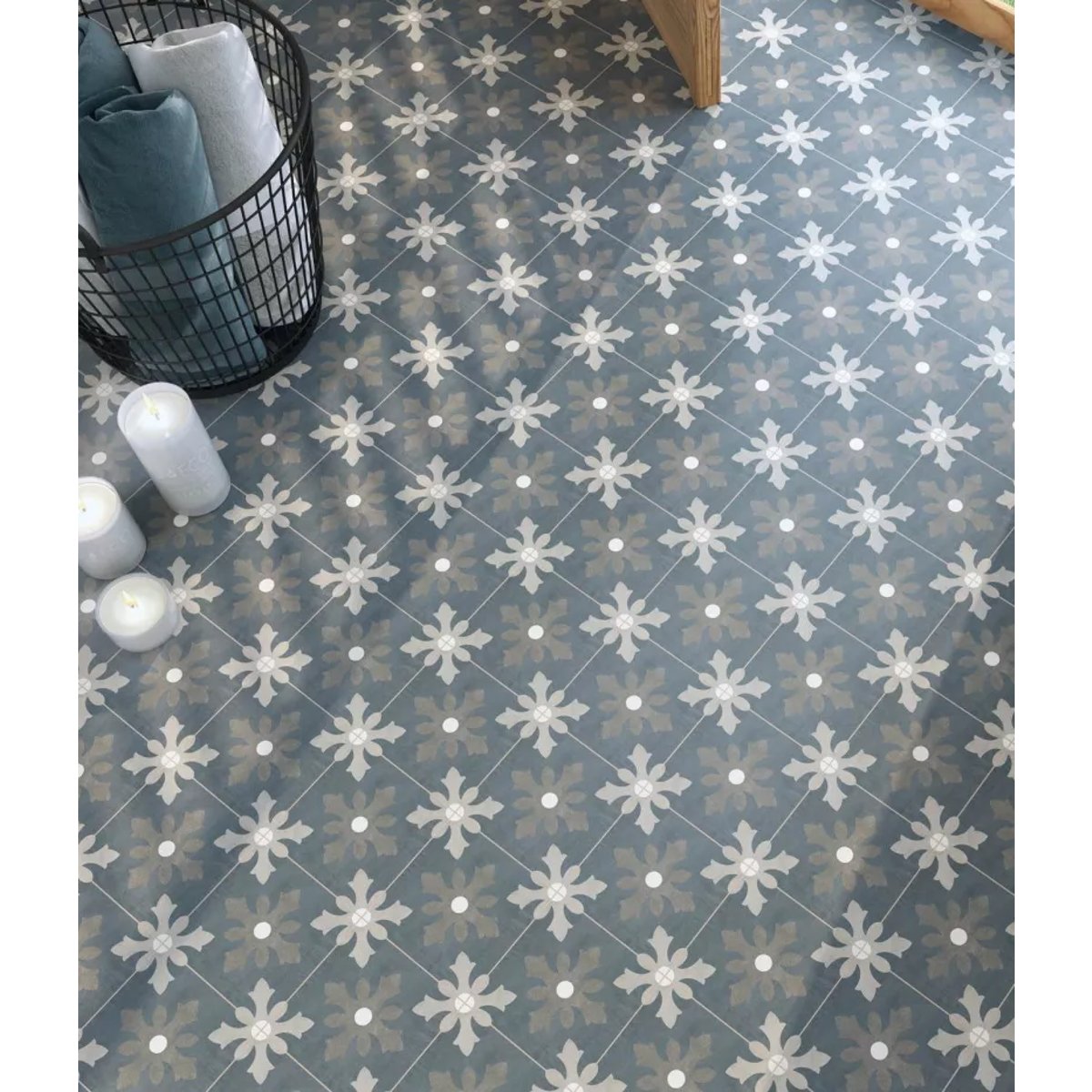 Carrelage Imitation Carreaux De Ciment 15x15 FIORELLA Dania