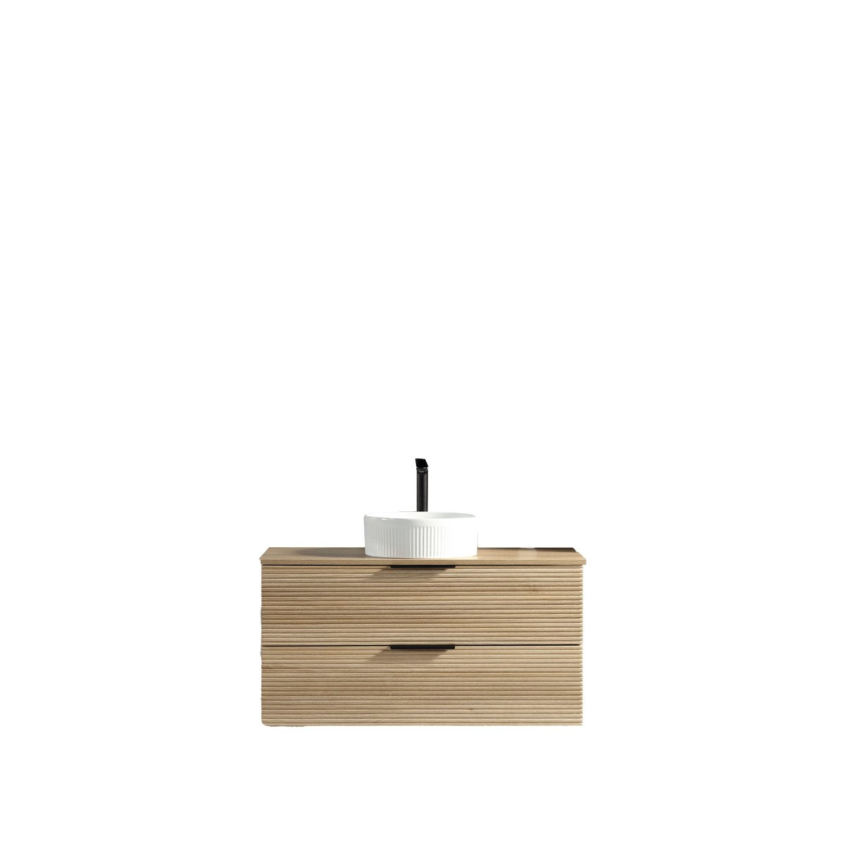 Meuble 100 cm chêne clair Aqualinea