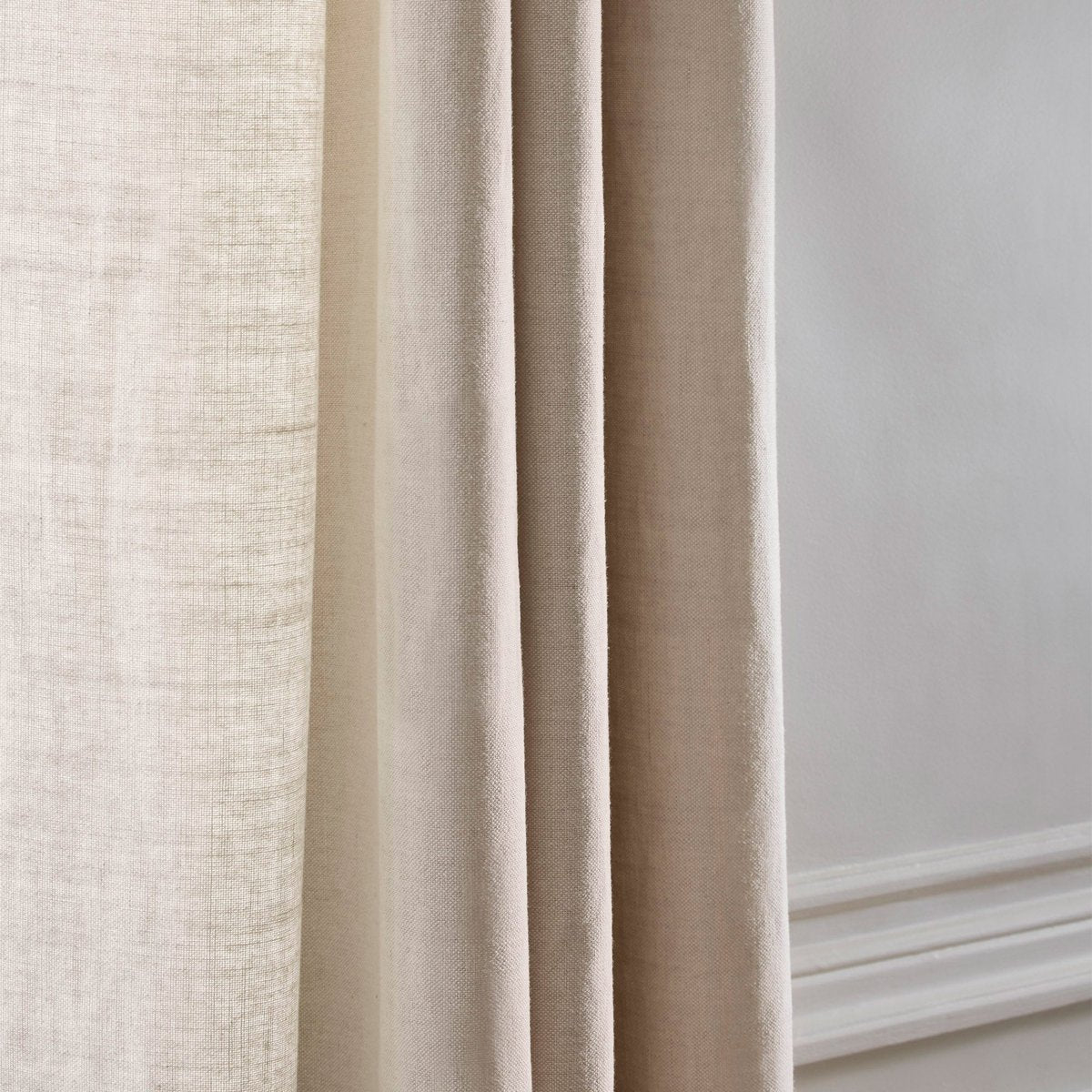 Rideau à galon fronceur AUBIN sable